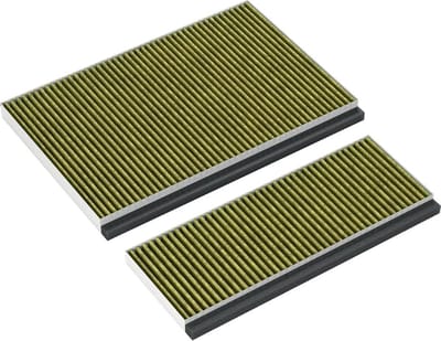 AllSpares CleanAir Plus Koolstoffilter (Set van 2) voor afzuigkappen geschikt voor Bosch en Siemens 17005388, DWZ1AF1B6 - Siemens LZ10AFA00 (363x250x24mm | 338x135x20mm)