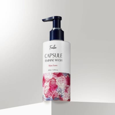 Foellie Probiotica Capsule Intieme Reiniger met Bijou Geur 200ml Y-Zone Care white