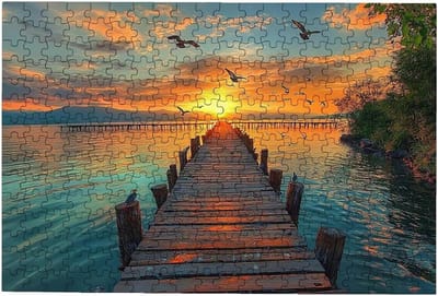 Legpuzzels Volwassenen - Landschap Puzzel - Ontspannend Spel - 4000 Stukjes - 141x87cm - Meerkleurig