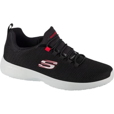 Skechers Dynamight, Heren zwarte trainingsschoenen 43 zwart