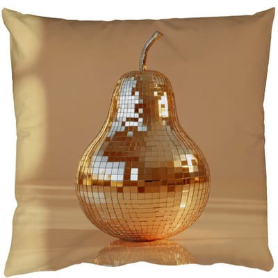 Sierkussens - Kussentjes Woonkamer - 50x50 cm - Goud - Disco - Glitter - Peer