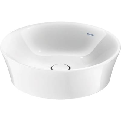 Duravit White Tulip furniture countertop washbasin round 50 cm, without overflow 2365500070
