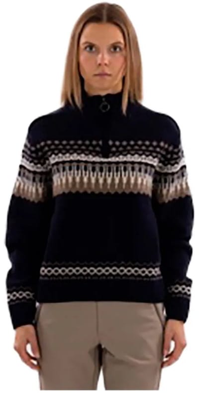 The Mountain Studio Ski Lambswool Trui Blauw L Vrouw