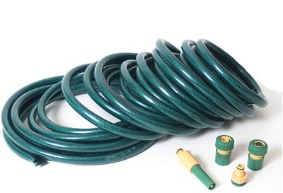 Tuinslang set - met koppelingen en verstelbare spuit - 20 meter - tuinbewatering