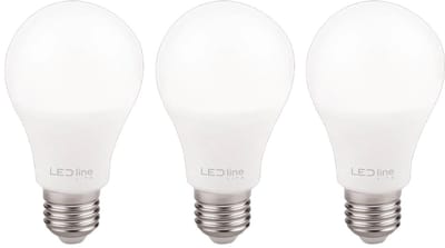 LED line LITE LED Lamp A60 E27 - 10W (vervangt 80W) - 940lm - Ø60mm - 230V - Energiezuinig - 3 stuks