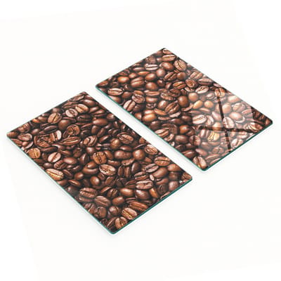 Geharde multifunctionele decoratieve koffieplanken van glas, 2x30x52 cm