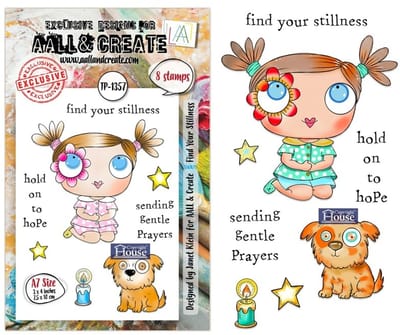 Aall & Create clearstamps A7 - Find your stillness