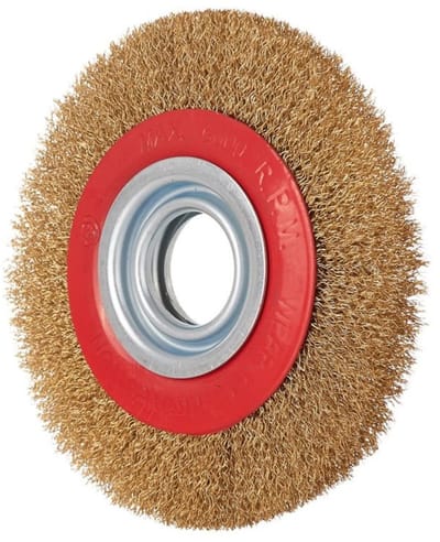 GEKO Stalen borstel - 150 mm - Inclusief reductieset - Voorbereiding en afwerking oppervlakken