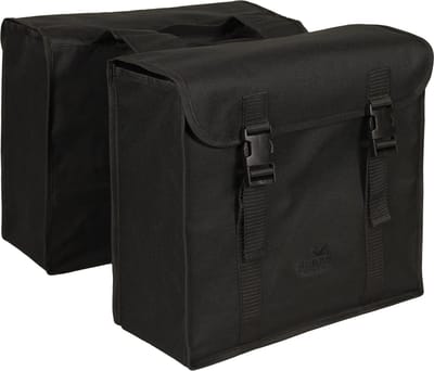 Greenlands - Dubbele Fietstas - 34 Liter - Zwart/Zwart