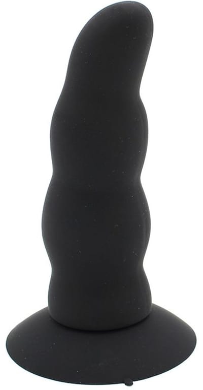 Kiotos - Siliconen Dildo Nr. 7 Met Zuignap & geschikt Voor strap-ons - Zwart