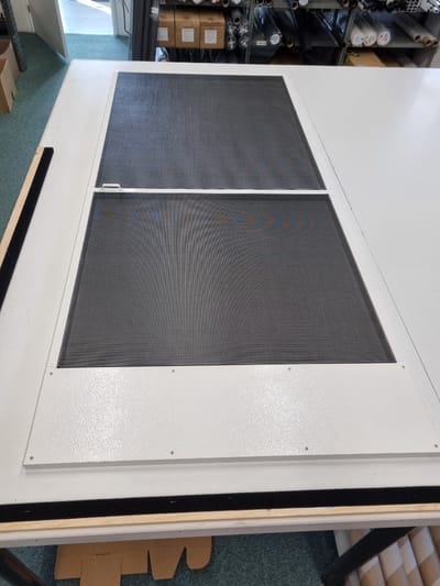 Horrenbouw - Hordeur scharnierend wit - Kat proof - Aluminium - Bouwpakket