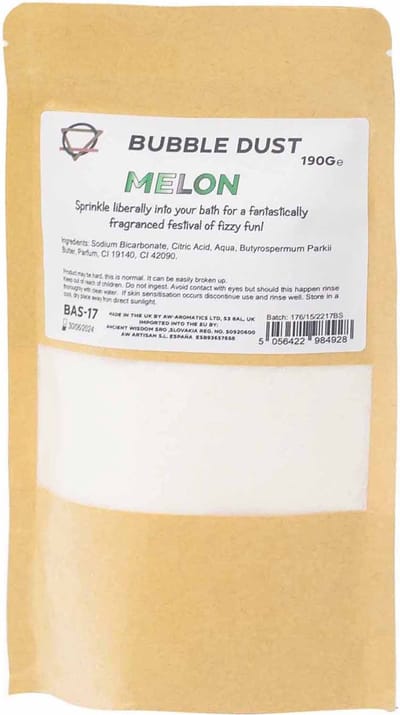 Bruisbal - Badpoeder - Meloen - 190 gram - Bruispoeder - Bad Bomb