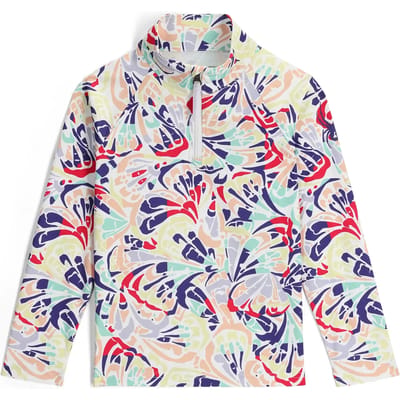 Fleece 1/2 rits voor meisjes Spyder Reflect