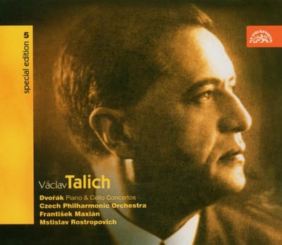 Frantisek Maxian, Mstislav Rostropovich, Czech Philharmonic Orchestra, Väclav Talich - Dvořák: Piano & Cello Concertos (CD) (Remastered)