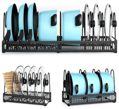 Allecto - Pot Holder - Pot Organiser - Voorraadbesparend - 10 Pot