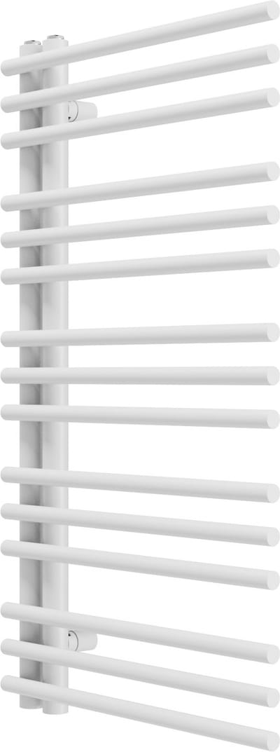 Granitan Handdoekradiator Milo - 90x50cm - Wit - Ladderdesign - Badkamer Verwarming - CV Radiator