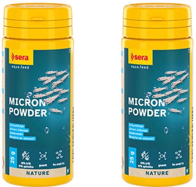 Sera micron powder 50 ml - visvoer - plankton in poedervorm - per 2 stuks