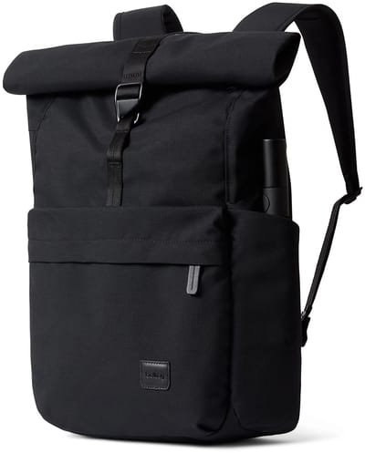 Bellroy Classic Rolltop – Opslag voor Laptops tot 16 – Handige Zijrits voor Toegang – Verstelbare Hoogte voor Aangepast Comfort - Zwart