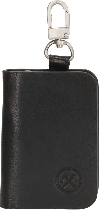 Hide & Stitches Yosemite Sleuteletui - 100% Leer - Zwart