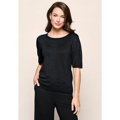 Audrey Lurex Top Zwart