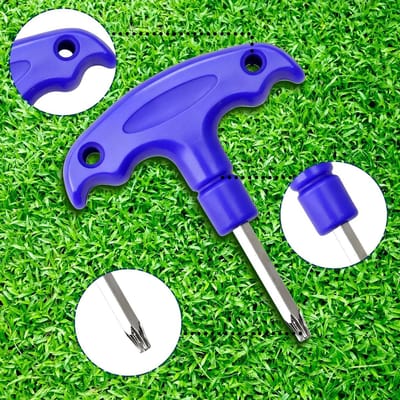 Verstelbare Golf Sleutel van RVS met Kunststof Handvat voor Golf Spikes en Clubs, Ideaal voor Precisie en Onderhoud
