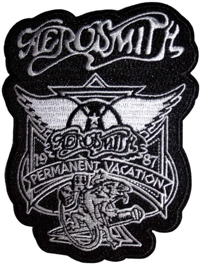 Aerosmith - Permanent Vacation Patch - Zwart