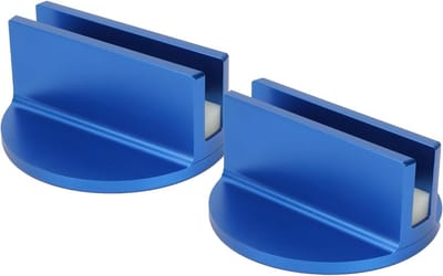 Magnetische Jack Pad - Aluminium Adapter voor Auto's - Universele Pinch Weld Frame Rail - Blauw - Set van 2 Stuks