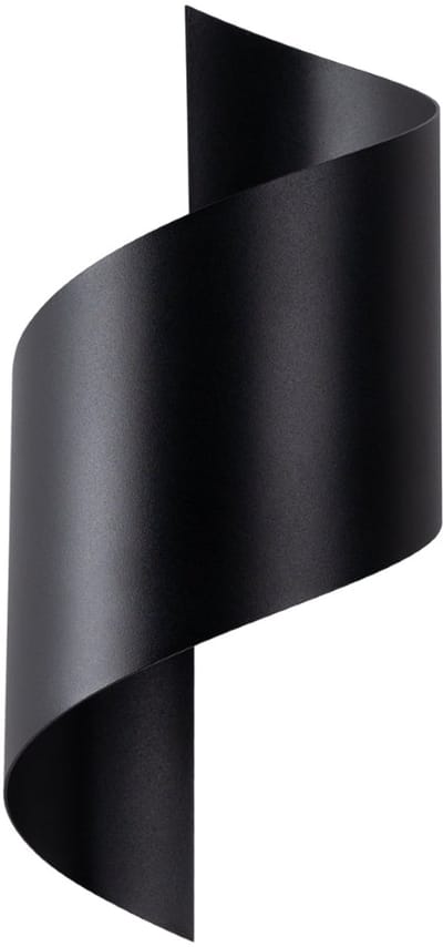 Sollux Lighting Wandlamp Talassa - G9 - zwart - staal - 31x15x13cm