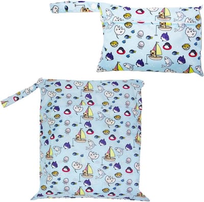 Set van 2 waterdichte wetbags voor natte en droge kleding - groot en klein - TPU - makkelijk schoon te maken