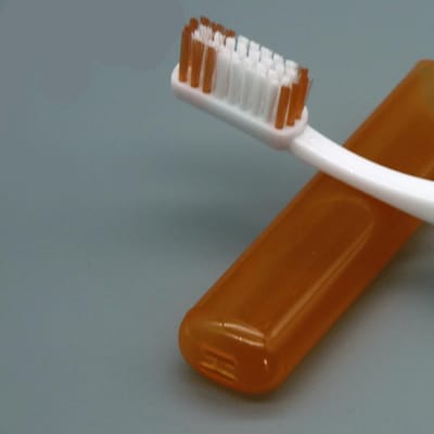 Opvouwbare Tandenborstel - Reis Tandenborstel - Hygiënisch Reizen - Ruimtebesparend Ontwerp - 15 cm Lengte - Blauw