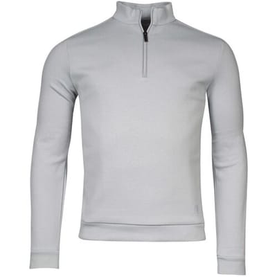 Thomas Maine Trui Sweatshirt Half Zip Doubleface Interlock Ice Green / male
