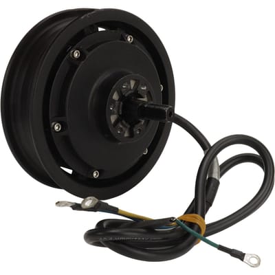 Schijfrem Naafmotor 10 inch 800 tot 2200W Borstelloze Wielmotor voor Motorfiets Elektrische Fiets Elektrische Scooter 48 tot 72V black