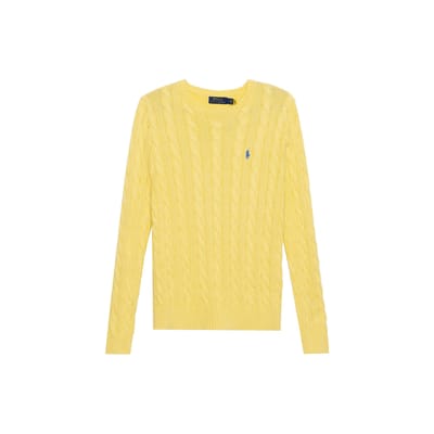 Polo Ralph Lauren Logo Print Crew Neck Trui Heren trui Geel 710775885-026 M beige