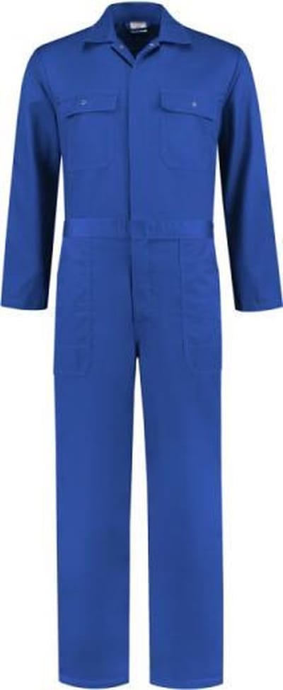 Overall polyester/katoen korenblauw maat 53