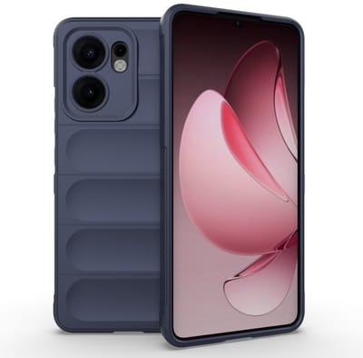 Coverup Hoesje - Geschikt voor OPPO Reno13 F / FS 5G Hoesje - Coverup Hands-On Rugged Back Cover - Donkerblauw