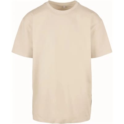 Build Your Brand - Heavy Oversized T-Shirt - Sand maat M