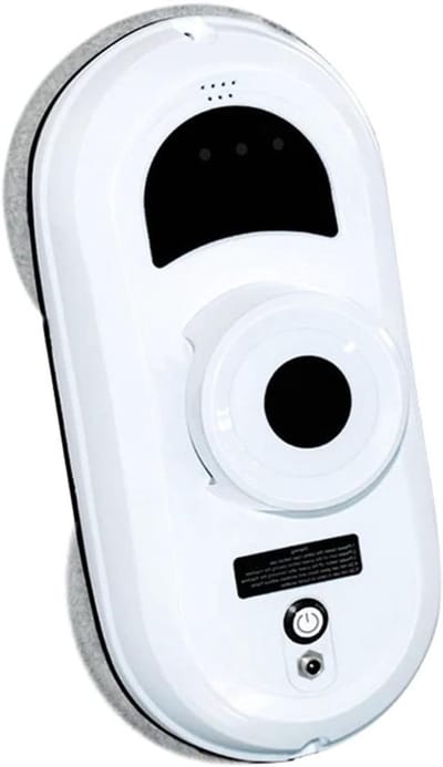 Elektrische raamreiniger - Glasreiniger robot - Automatisch ramen poetsen - Met afstandsbediening - 29.5 cm breed - Wit