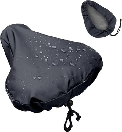 WiseGoods Premium Beschermhoes Fietszadel Waterdicht - Fietszadelhoes - Fietszadels Zadelhoes - Zadelhoezen Fietsen - Zadel Zwart