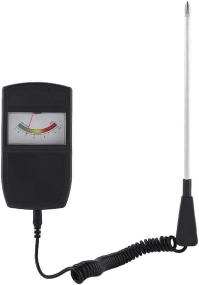 Bodem pH-meter - Grondtester Vruchtbaarheid - Planten Verzorgen - 2-in-1 Precisie Meting - 16 cm Sonde - Zwart