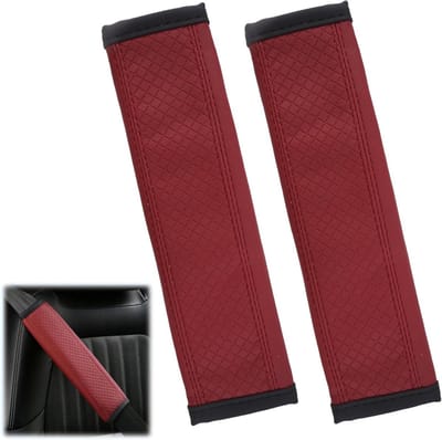 Verstelbare Schouderpads voor Autogordels - Comfortabele Bescherming en Ondersteuning voor Autogordels, Rugzakken en Laptoptassen - 2 Stuks