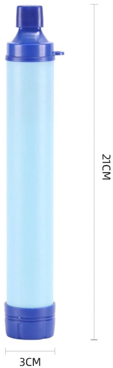 Waterfilter Noodpakket - 5 Stuks in Pakket - met Meerlaags Filtersysteem - 1500 Liter Filtratie - Waterfilter Noodpakket Thuis - Noodsituaties