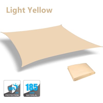 98% UV-blok Waterbestendig Schaduwdoek Zonnescherm Overkapping Zwembad Rechthoek Vierkant 4x3m/3x2M voor Tuinterras 200x300CM