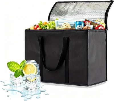 SnelShoppen - Koeltas Groot 35 Liter Opvouwbaar Koelbox Auto Ijstas Picknicktas Lunchtas Thermotas Duurzaam Voor Camping Barbecue Reizen