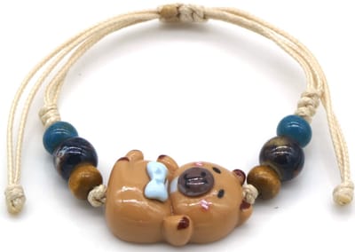 Kinderarmband – Capybara Design – Verstelbaar – Speels & Schattig – 8-21cm