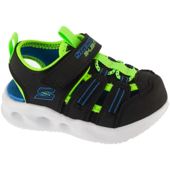 Skechers S-Lights: Sola Glow Sandal - Hyper-Coast, voor een jongen, Zwart, Sandalen, maat: 23
