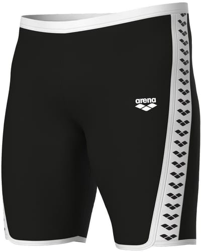 ARENA | M Icons Swim Jammer Solid black-white (Maat - 85)