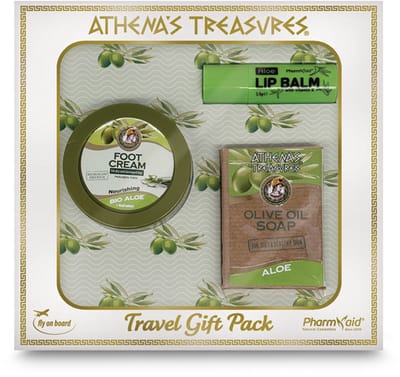 Pharmaid Travel Giftset 1C – Ultieme Verzorging voor Voeten, Huid en Lippen met Aloë Vera
