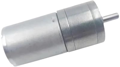 DC Motor Reductor - Motor met Tandwielkast - Projecten Automatiseren - Hoog Koppel - 6V/12V/24V - Zilverkleurig