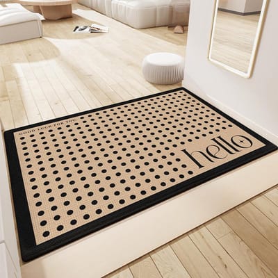 Retro Stijl Entree Deur Vloermat Huishoudelijke Entree Deur Voetmat Veranda Zand Schrapende Stofmat Kan Geschrobd Worden Mat 80*120cm