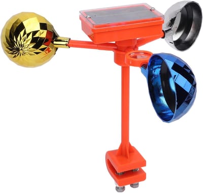 Reflecterende Vogelafschrikker met Zonne-energie, 360° Prismas, Effectieve Scarecrow voor Tuin en Daken